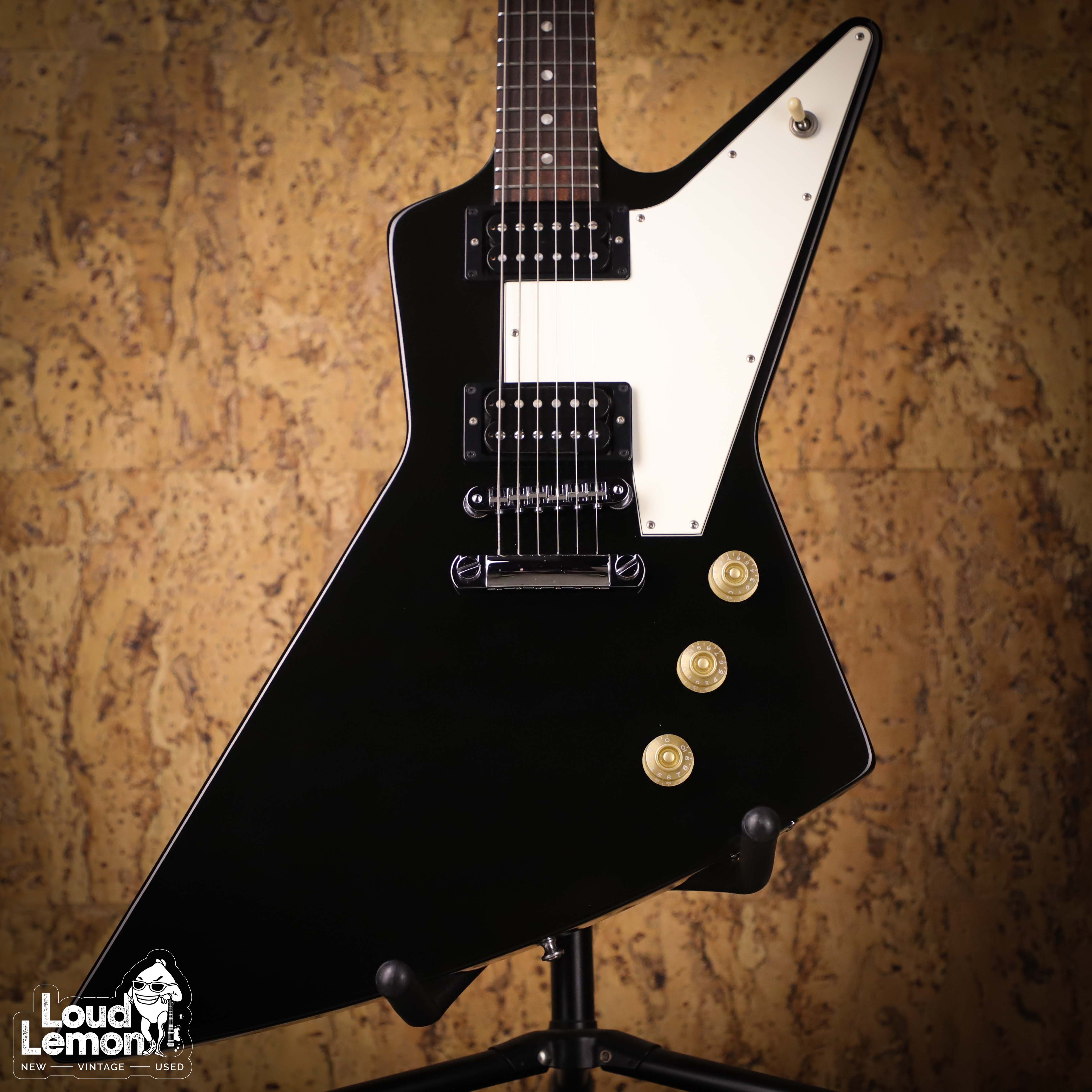 Gibson Explorer Ebony 2011 USA электрогитара — купить в магазине